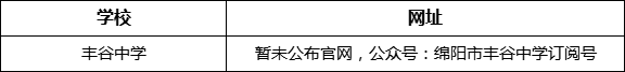 绵阳市丰谷中学网址是什么？