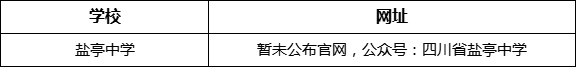 绵阳市盐亭中学网址是什么？