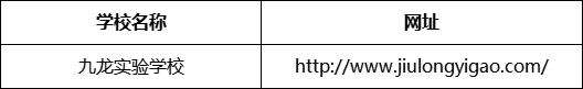 南充市九龙实验学校网址是什么？