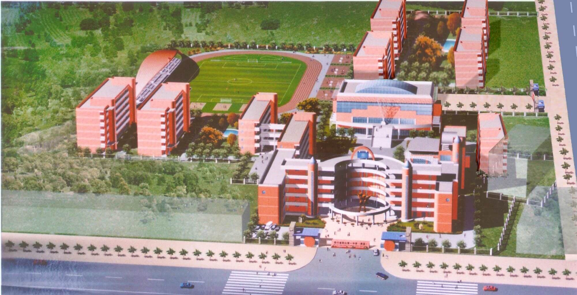 四川省彭山县第二中学校园风采