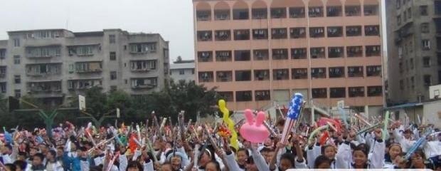 乐至县实验中学院校环境