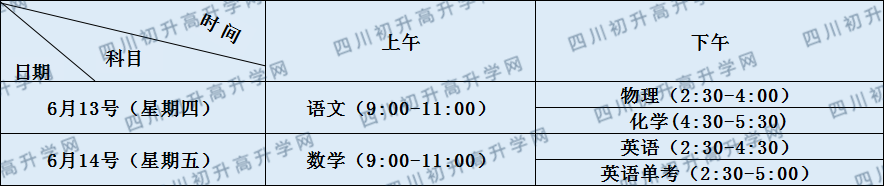 关于北师大成都实验中学2020年招生计划