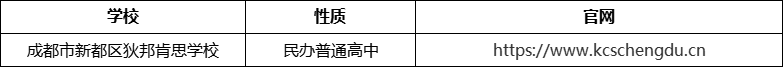 成都市新都区狄邦肯思学校官网、网址、官方网站