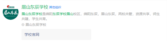 2025年眉山市眉山东辰国际学校网址是什么？