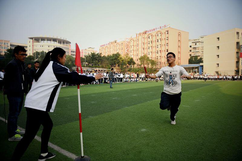 南充市高坪中学校园风采